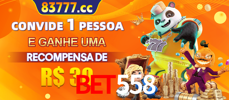 Banner institucional da BET558 sobre parceria de marcas e criação de uma marca de excelência, apresentando os mascotes de jogos populares como o Fortune Tiger.
